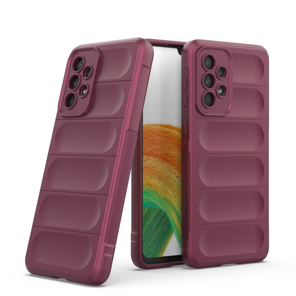  Samsung Galaxy A33 5G Kılıf Optimum Silikon - Bordo