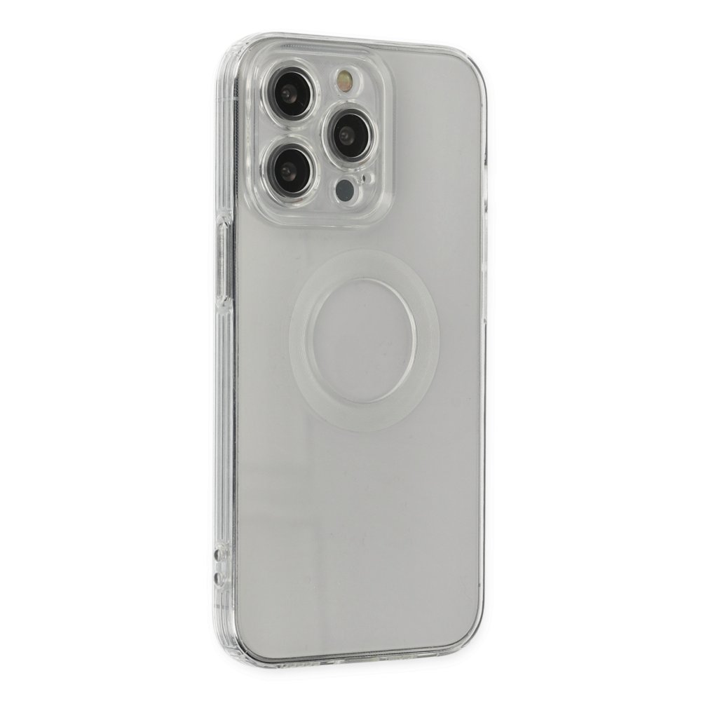  iPhone 13 Pro Kılıf Santa Lens Silikon - Şeffaf