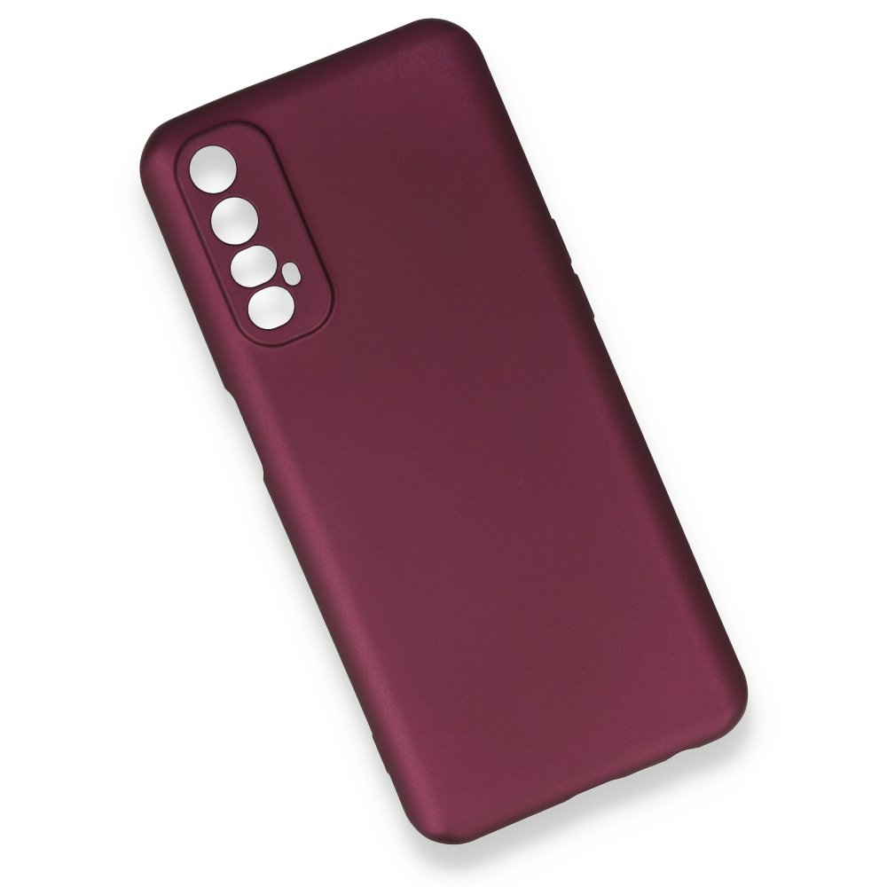 Realme 7 Kılıf First Silikon - Mürdüm Realme 7 Kılıf First Silikon - Mürdüm