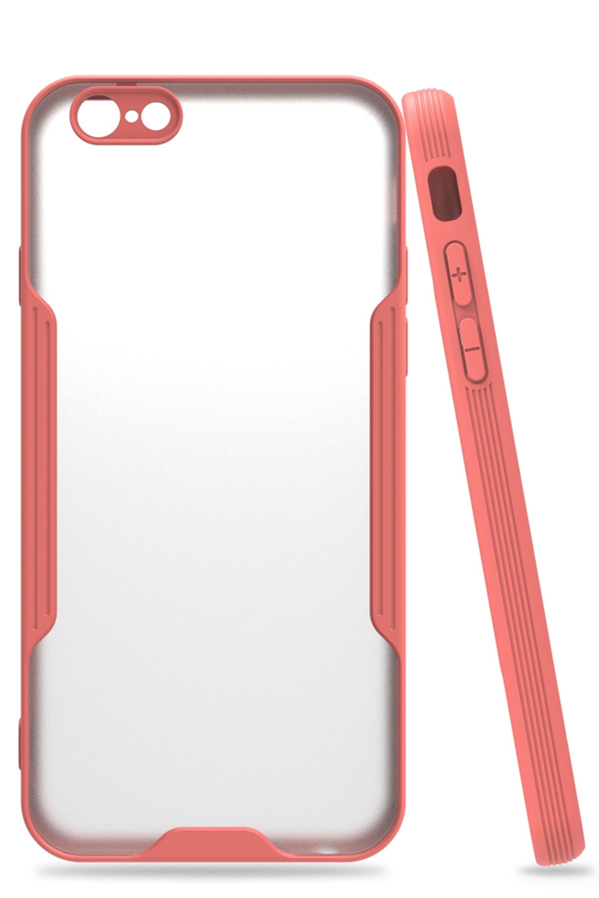  iPhone 6 Kılıf Platin Silikon - Pembe