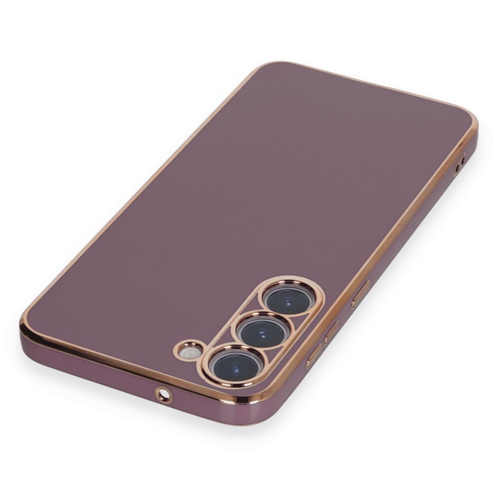  Samsung Galaxy S23 Kılıf Volet Silikon - Mor