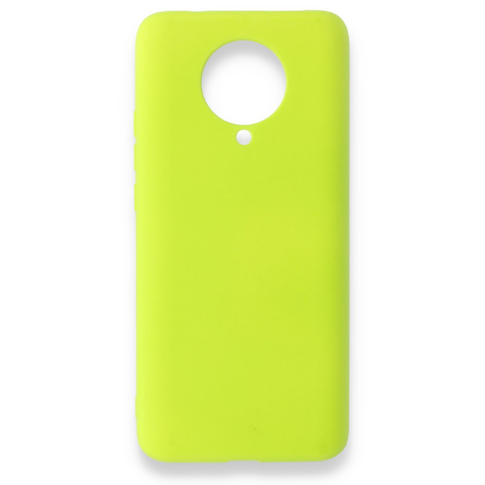 Redmi K30 Pro Kılıf Nano içi Kadife Silikon - Sarı