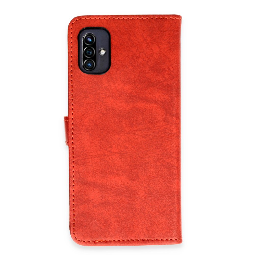  Reeder P13 Blue Max 2022 128GB Kılıf Trend S Plus Kapaklı Kılıf - Kırmızı