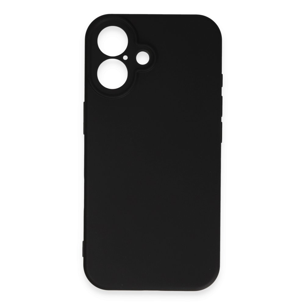 iPhone 16 Plus Kılıf First Silikon - Siyah iPhone 16 Plus Kılıf First Silikon - Siyah