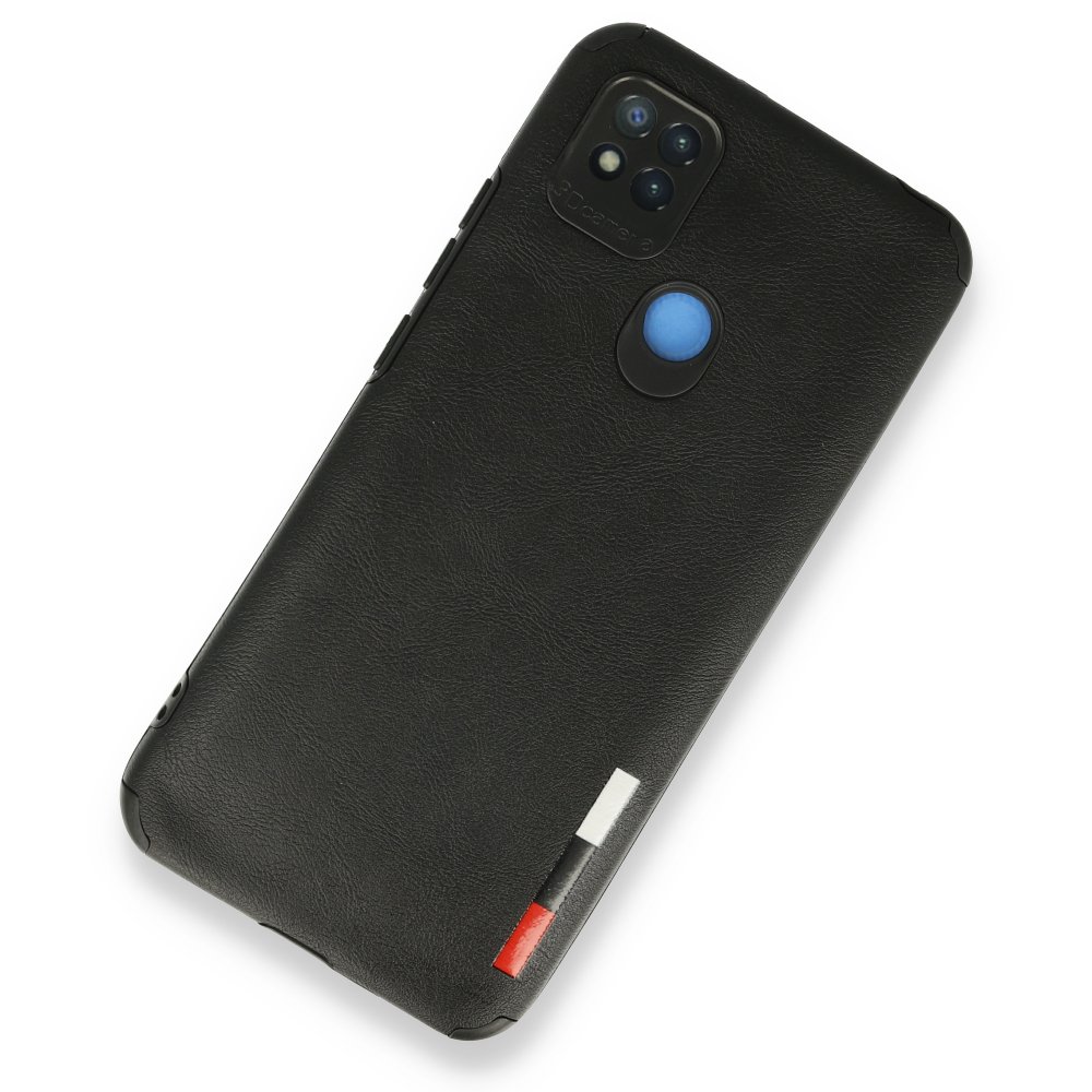 Redmi 9C Kılıf Loop Deri Silikon - Siyah Redmi 9C Kılıf Loop Deri Silikon - Siyah