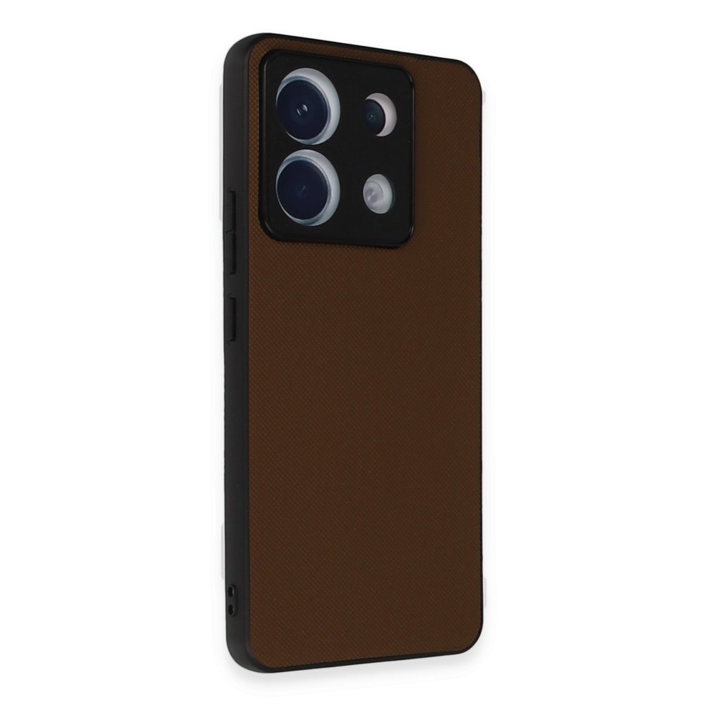 Redmi Note 13 Pro 5G Kılıf Taft Kapak - Kahverengi