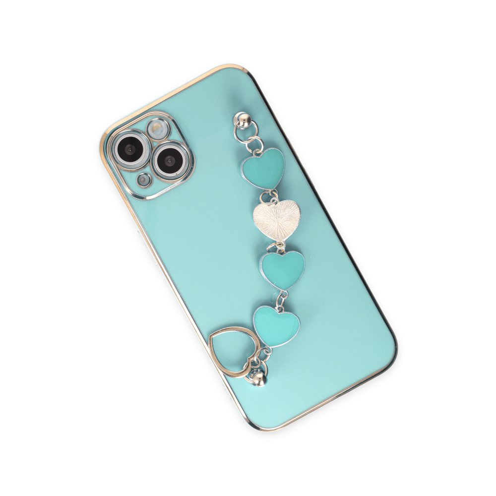 iPhone 14 Kılıf Esila Silikon - Su Yeşili iPhone 14 Kılıf Esila Silikon - Su Yeşili