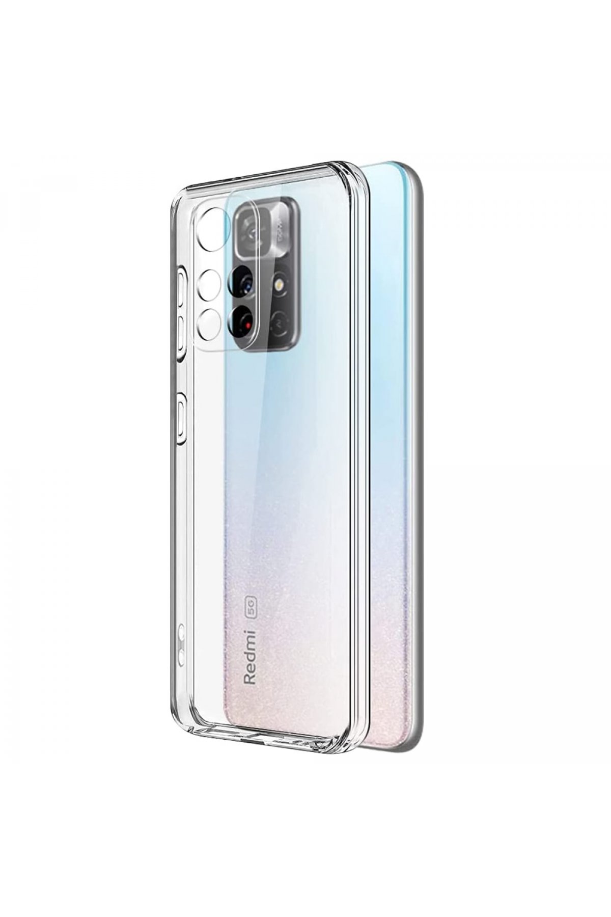 Redmi Note 11T Kılıf Lüx Şeffaf Silikon Redmi Note 11T Kılıf Lüx Şeffaf Silikon