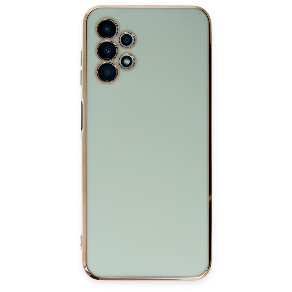  Samsung Galaxy A13 4G Kılıf Volet Silikon - Açık Yeşil