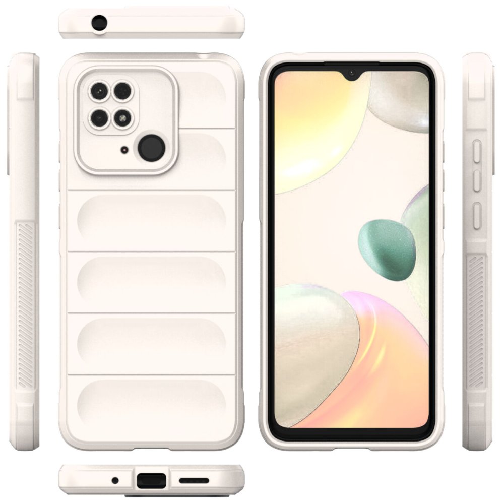 Xiaomi Poco C40 Kılıf Optimum Silikon - Krem Xiaomi Poco C40 Kılıf Optimum Silikon - Krem