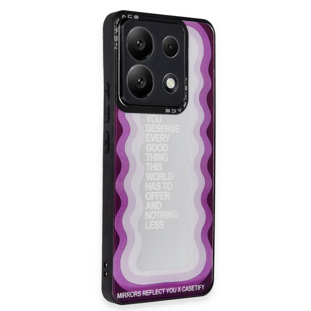 Xiaomi Poco X6 Kılıf Mirror Desenli Kapak - Mirror - 5  Xiaomi Poco X6 Kılıf Mirror Desenli Kapak - Mirror - 5