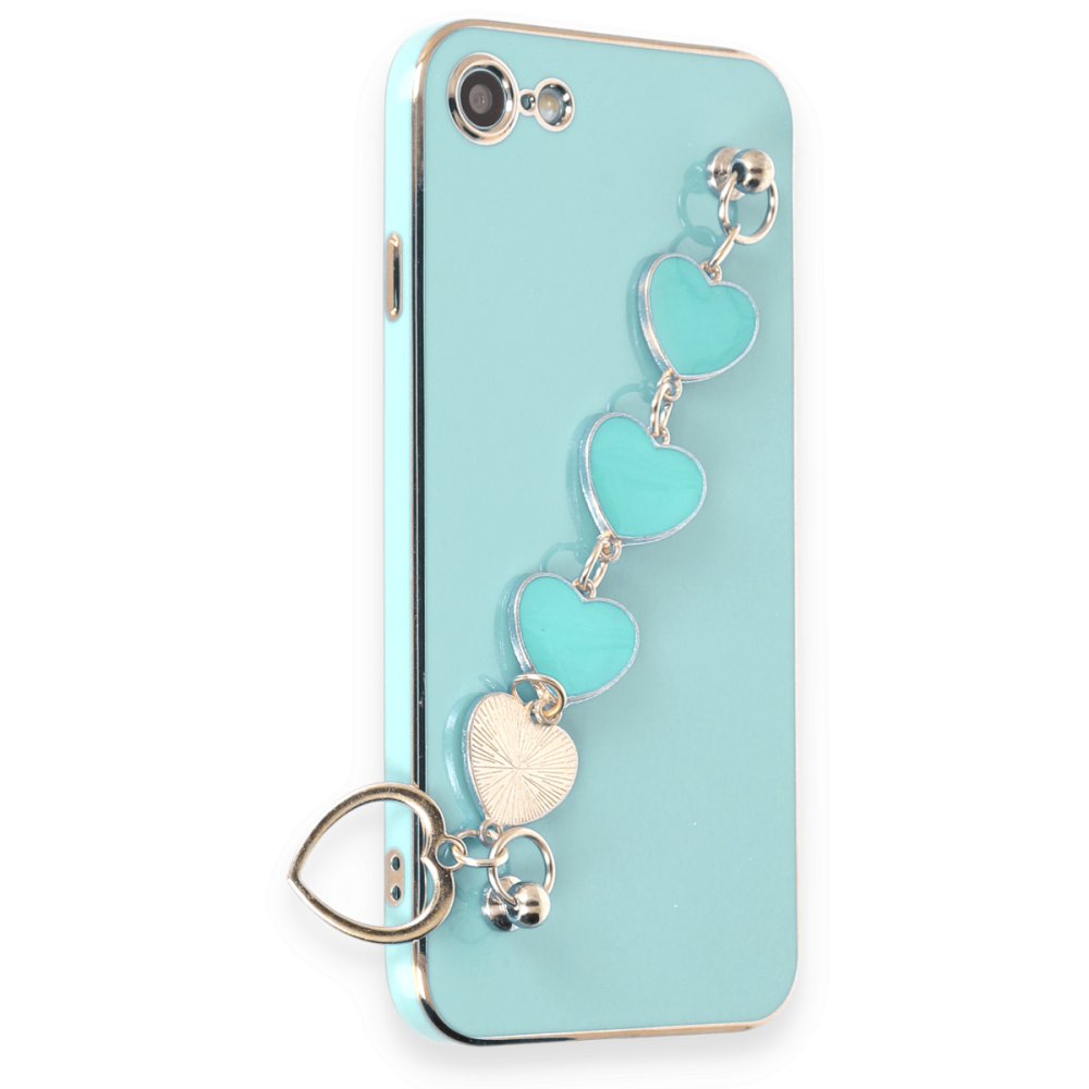  iPhone 8 Kılıf Esila Silikon - Su Yeşili