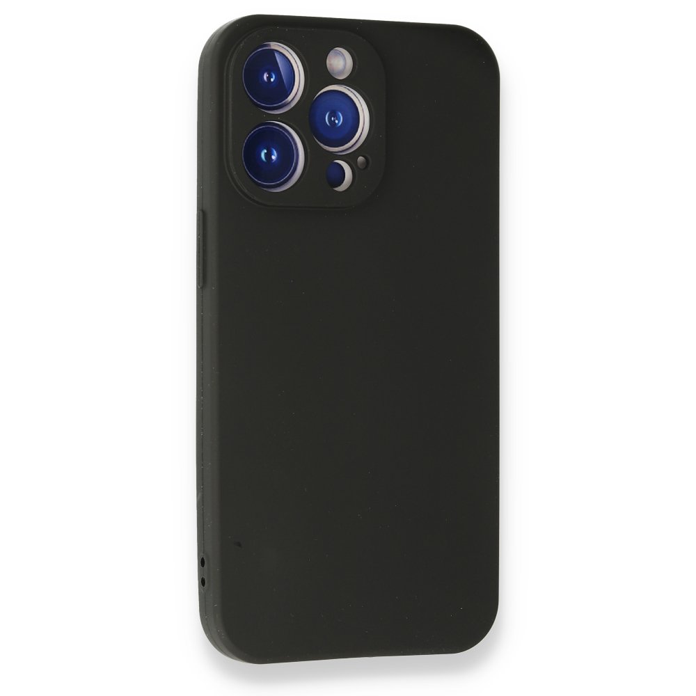  iPhone 14 Pro Max Kılıf First Silikon - Siyah