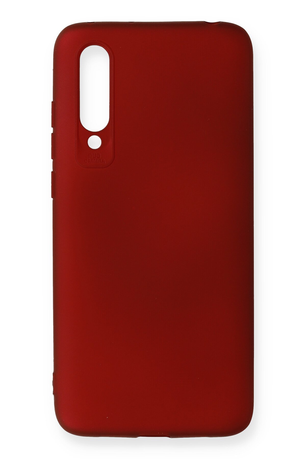 Xiaomi Mi 9 Lite Kılıf First Silikon - Bordo  Xiaomi Mi 9 Lite Kılıf First Silikon - Bordo