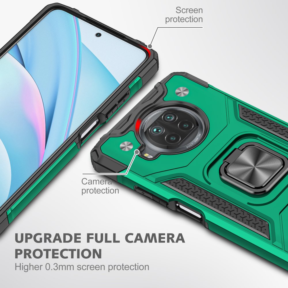 Redmi Note 9 Pro 5G Kılıf Zegna Yüzüklü Silikon Kapak - Koyu Yeşil Redmi Note 9 Pro 5G Kılıf Zegna Yüzüklü Silikon Kapak - Koyu Yeşil