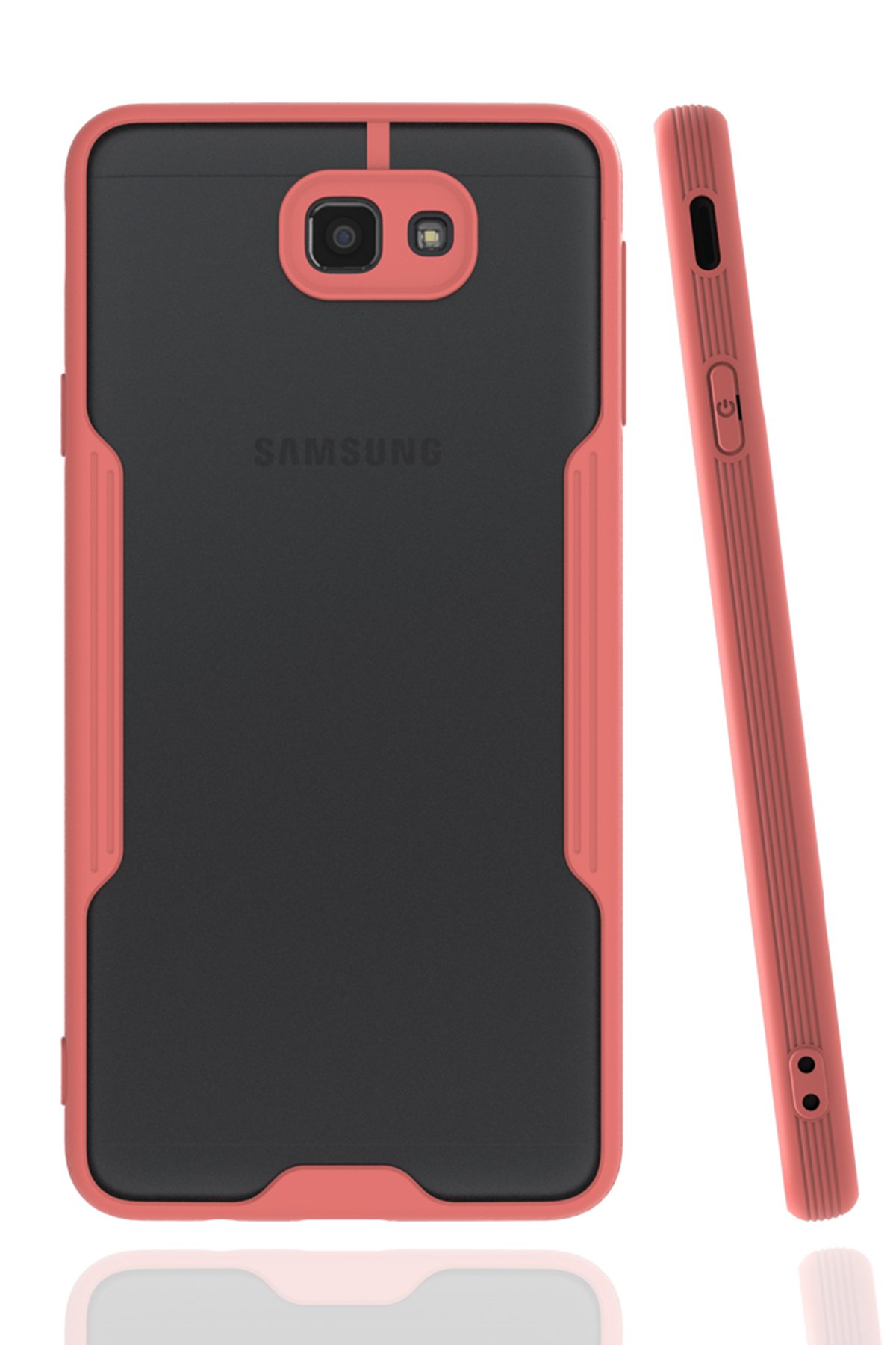 Samsung Galaxy J7 Prime Kılıf Platin Silikon - Pembe