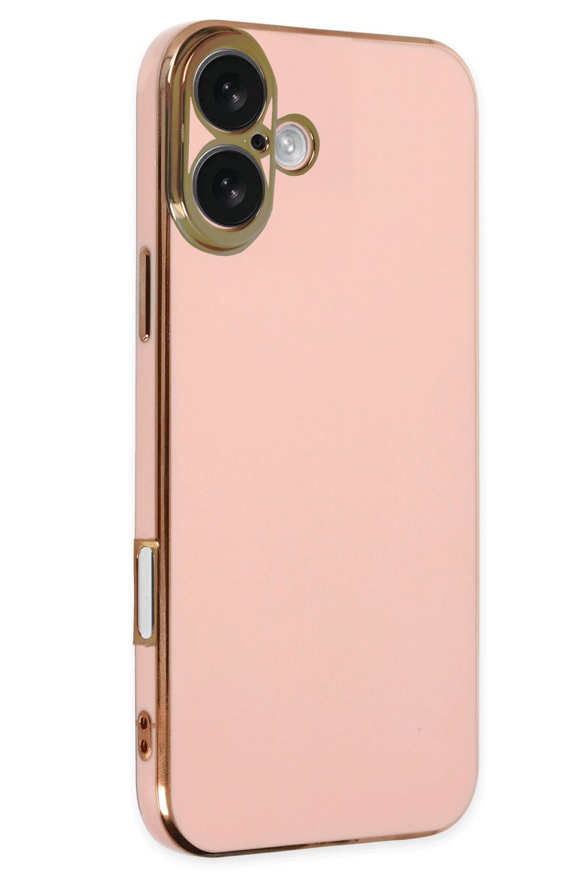  iPhone 16 Kılıf Volet Silikon - Pembe
