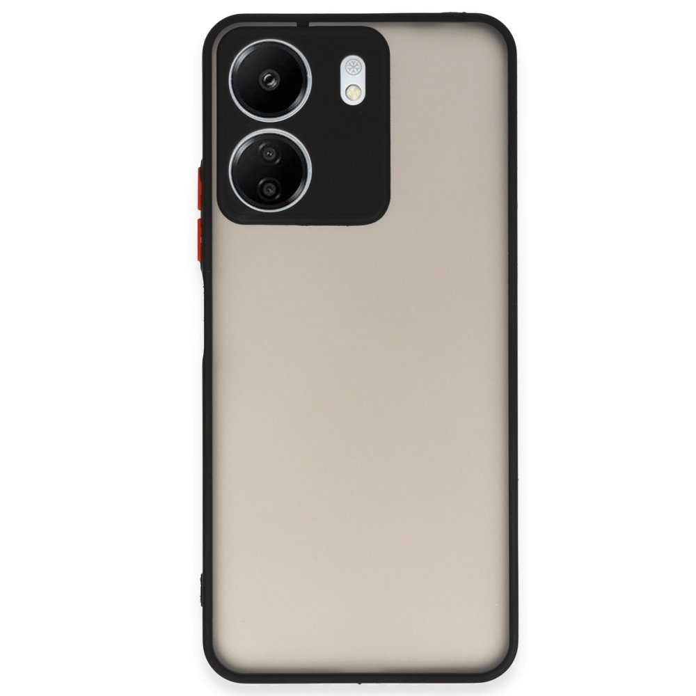Redmi 13C Kılıf Montreal Silikon Kapak - Siyah Redmi 13C Kılıf Montreal Silikon Kapak - Siyah