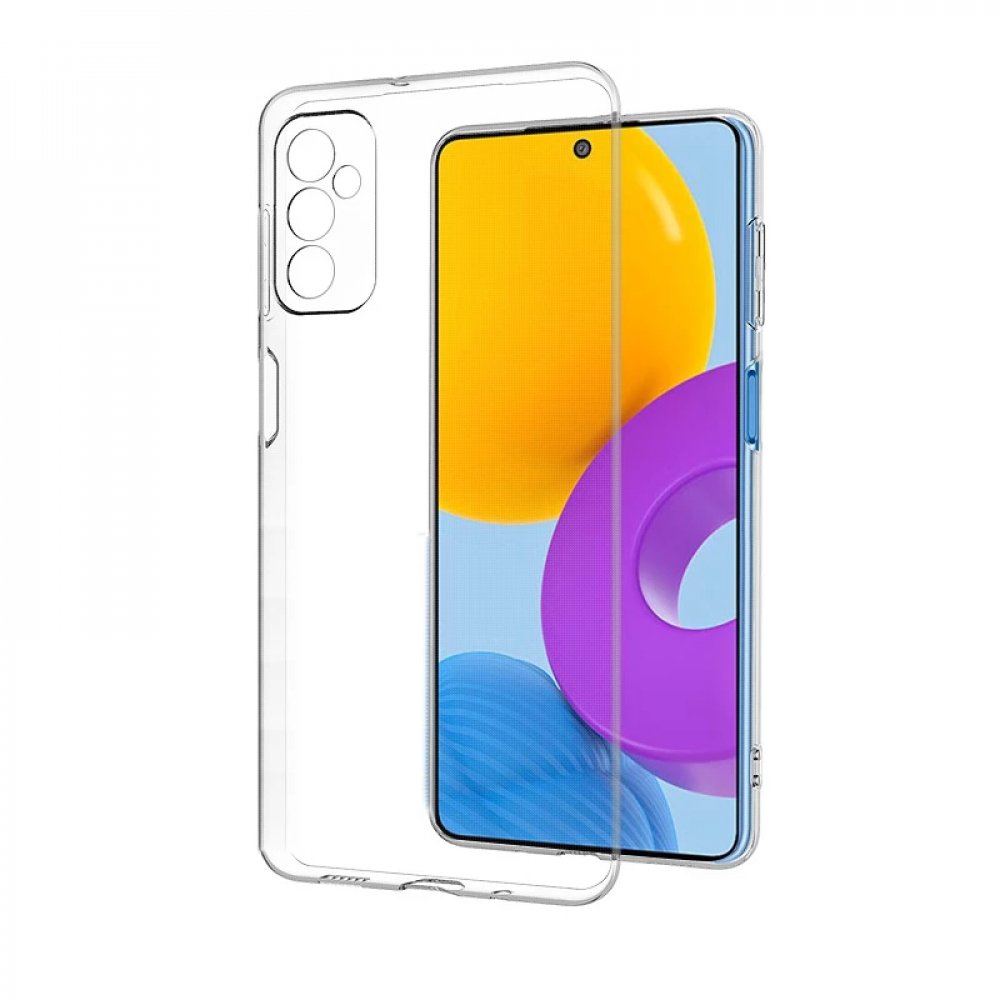  Samsung Galaxy M52 5G Kılıf Deluxe 2mm Şeffaf Silikon - Şeffaf