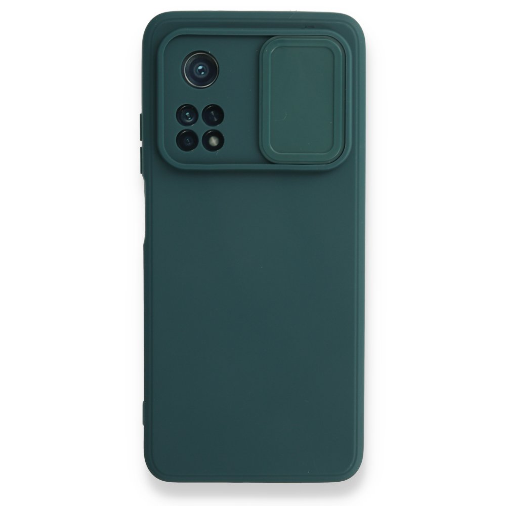  Xiaomi Mi 10T Kılıf Color Lens Silikon - Yeşil