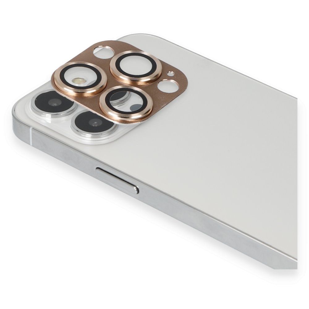  iPhone 13 Pro Pers Alüminyum Kamera Lens - Gold