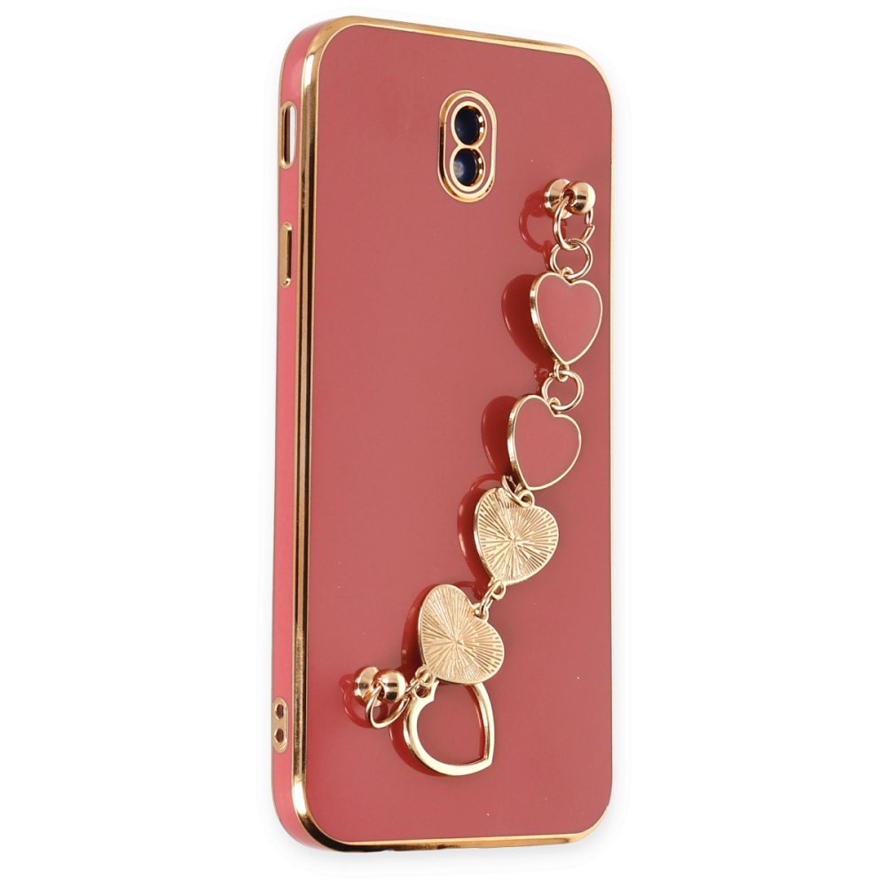  Samsung Galaxy J7 Pro / J730 Kılıf Esila Silikon - Kırmızı