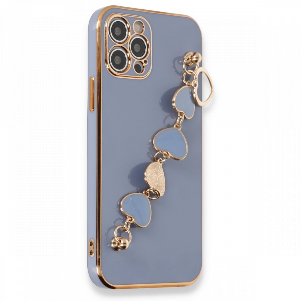  iPhone 12 Pro Max Kılıf Esila Silikon - Gri