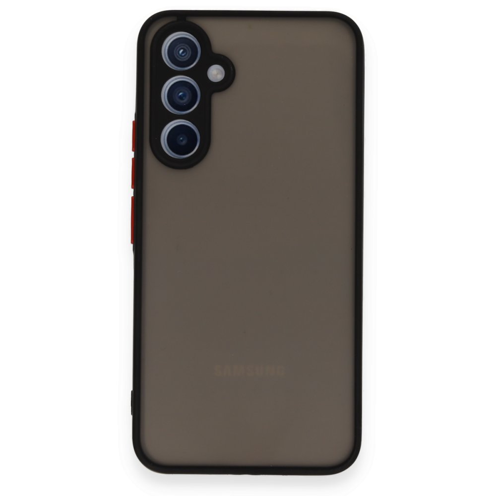  Samsung Galaxy A34 5G Kılıf Montreal Silikon Kapak - Siyah