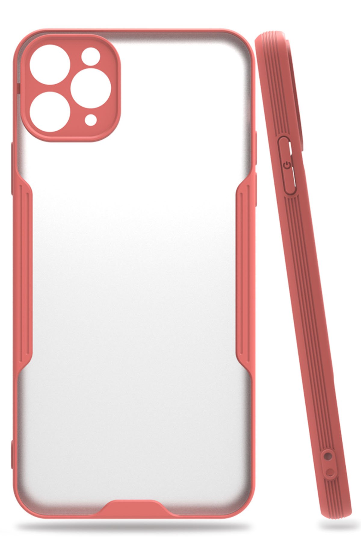  iPhone 11 Pro Kılıf Platin Silikon - Pembe