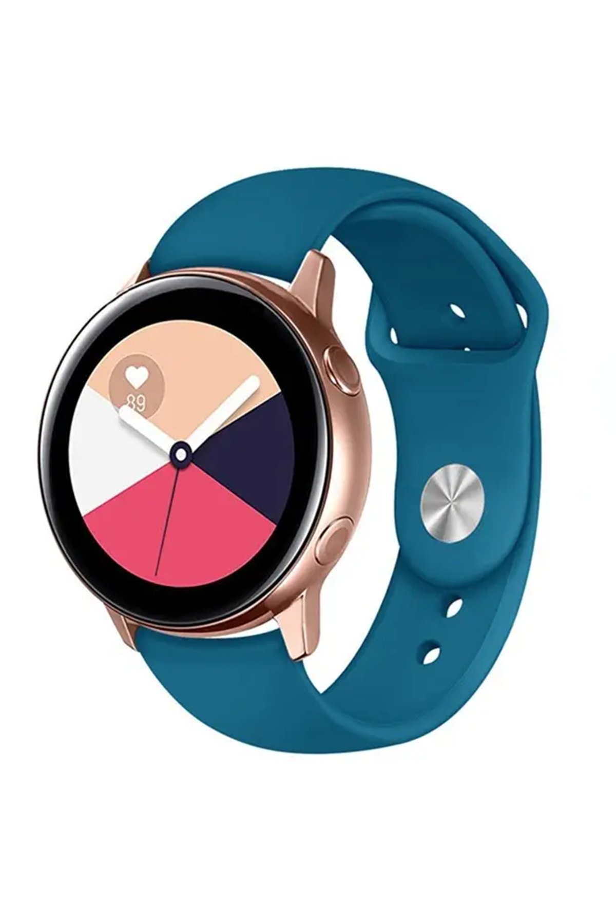  Watch 20mm Klasik Kordon - Petrol Mavisi