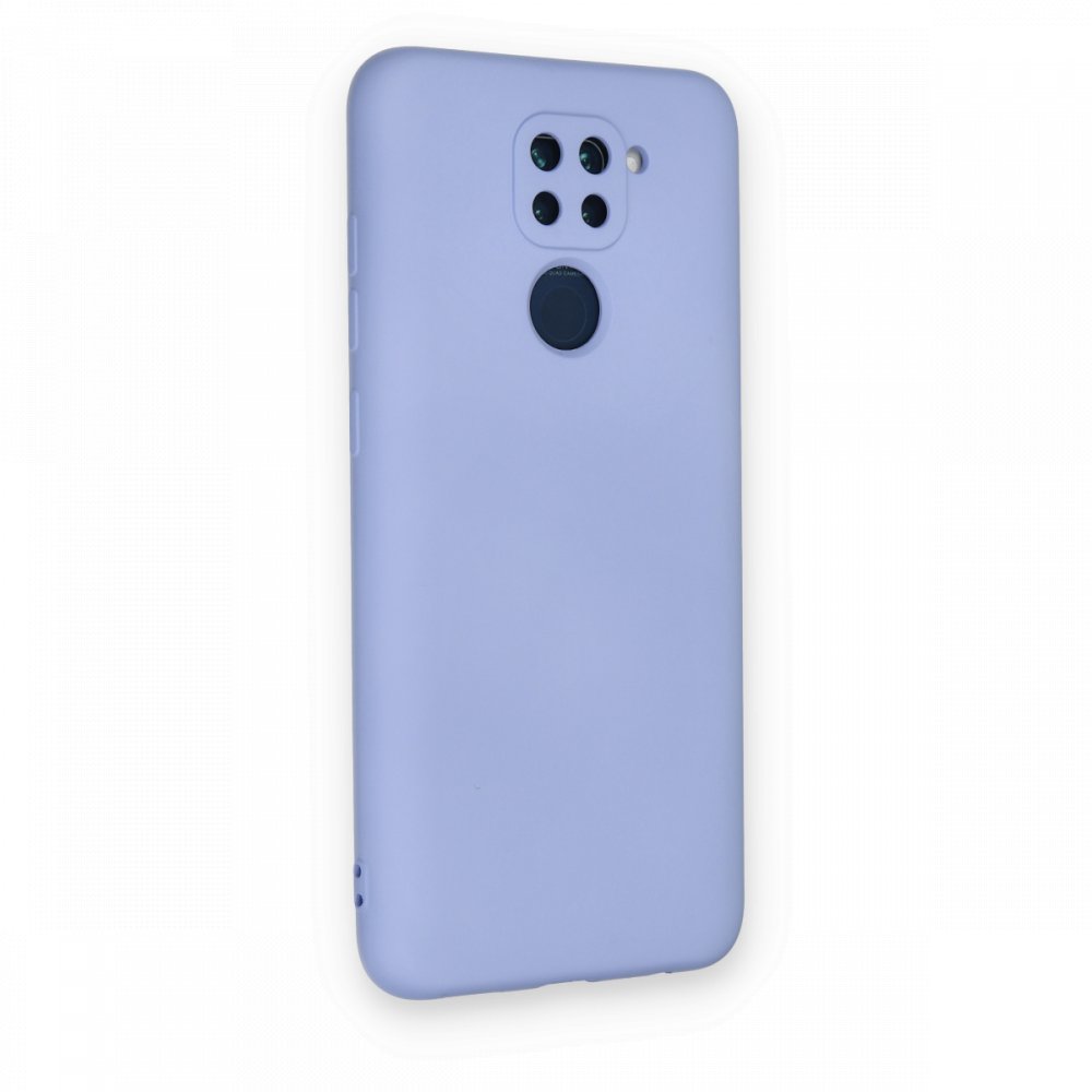 Redmi Note 9 Kılıf Nano içi Kadife Silikon - Lila