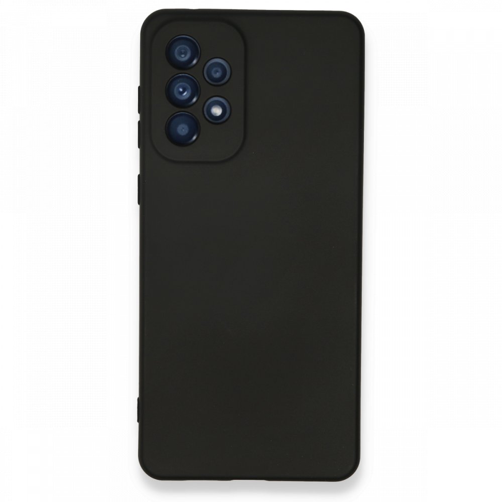  Samsung Galaxy A73 5G Kılıf Nano içi Kadife Silikon - Siyah