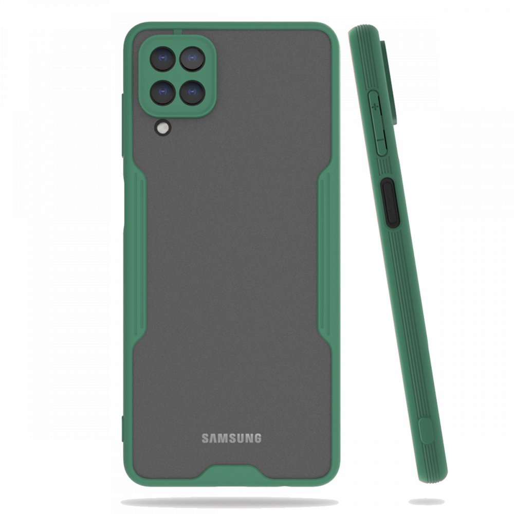 Samsung Galaxy M22 Kılıf Platin Silikon - Yeşil Samsung Galaxy M22 Kılıf Platin Silikon - Yeşil