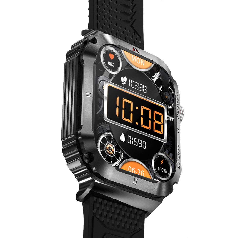 Joko OD3 2.1 inç IPS Ekran IP68 Su Geçirmez Konuşma ve NFC Özellikli Akıllı Saat - Siyah