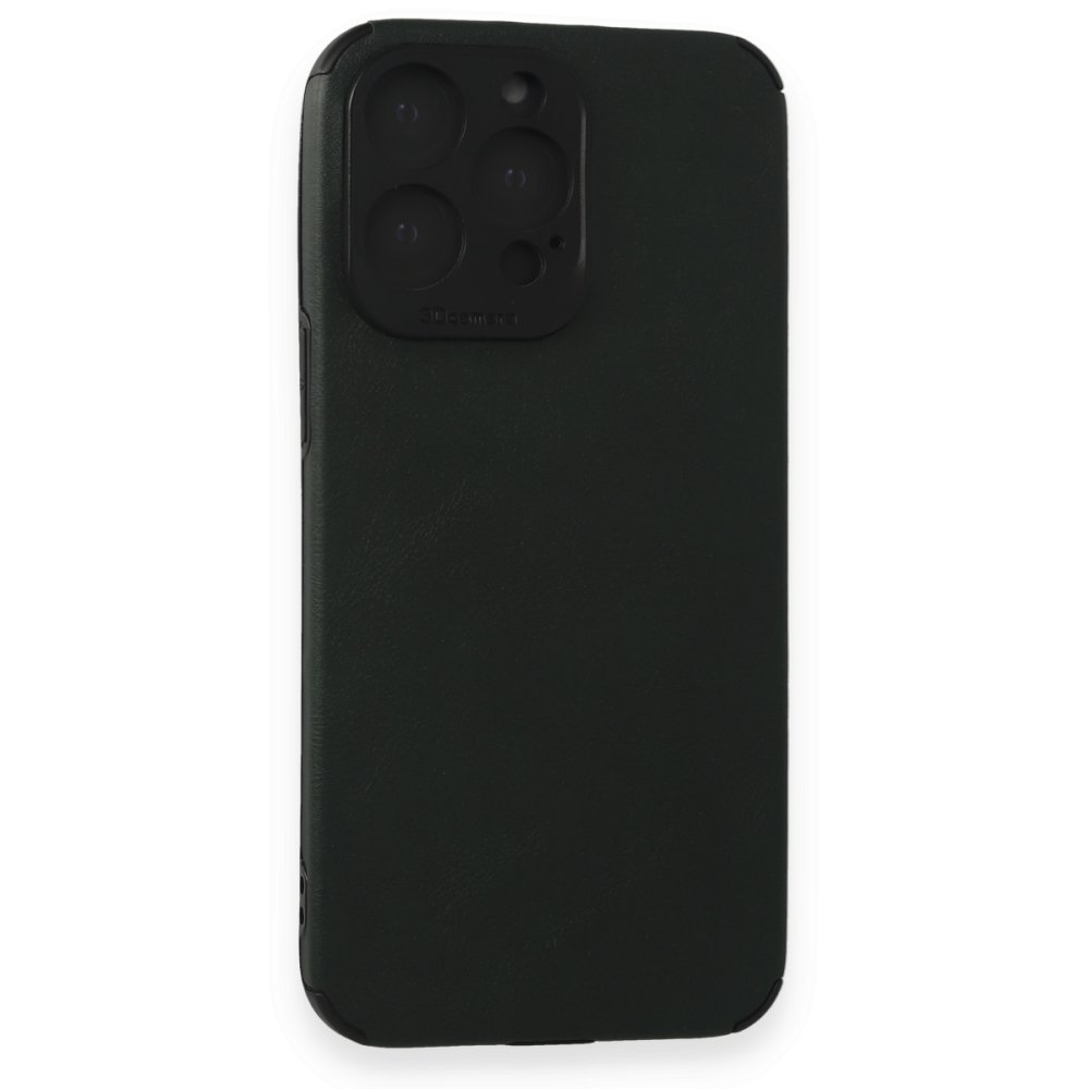  iPhone 15 Pro Max Kılıf Loop Deri Silikon - Yeşil