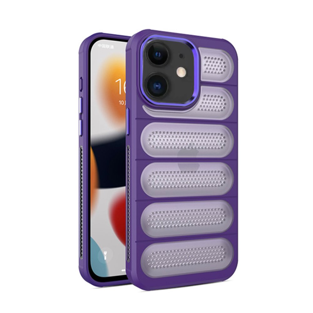  iPhone 11 Kılıf Airmax Silikon Kapak - Derin Mor