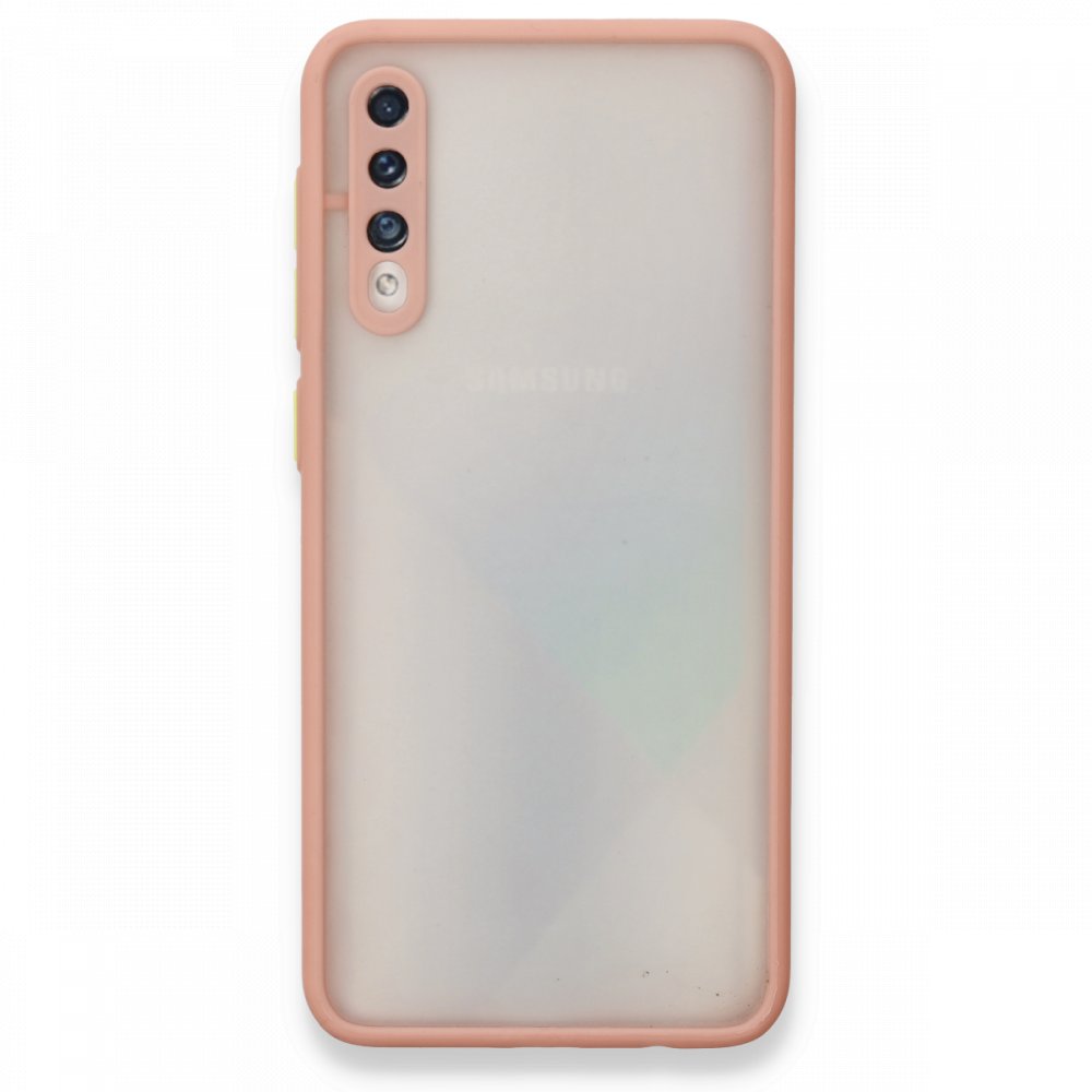 Samsung Galaxy A30S Kılıf Montreal Silikon Kapak - Pembe