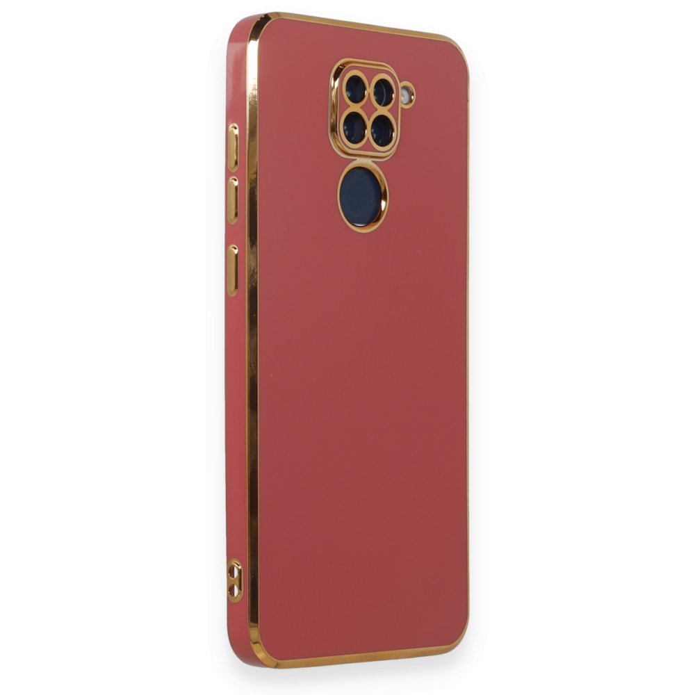 Redmi Note 9 Kılıf Volet Silikon - Kırmızı