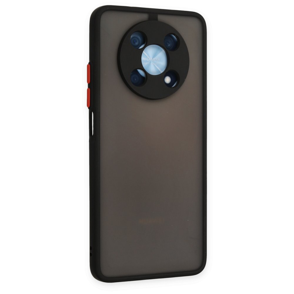 Huawei Nova Y90 Kılıf Montreal Silikon Kapak - Siyah Huawei Nova Y90 Kılıf Montreal Silikon Kapak - Siyah