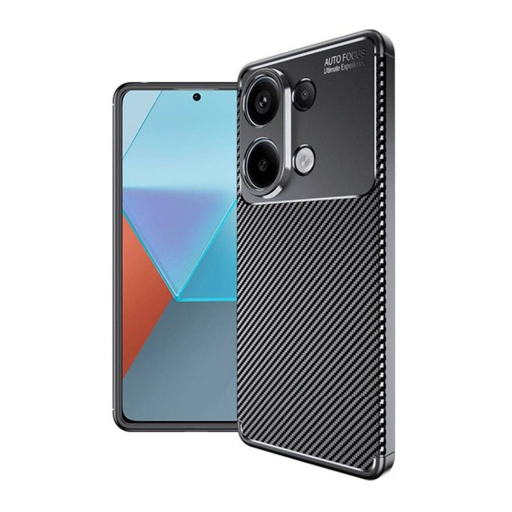 Xiaomi Poco M6 Pro 4G Kılıf Auto Focus Karbon Kapak - Siyah Xiaomi Poco M6 Pro 4G Kılıf Auto Focus Karbon Kapak - Siyah