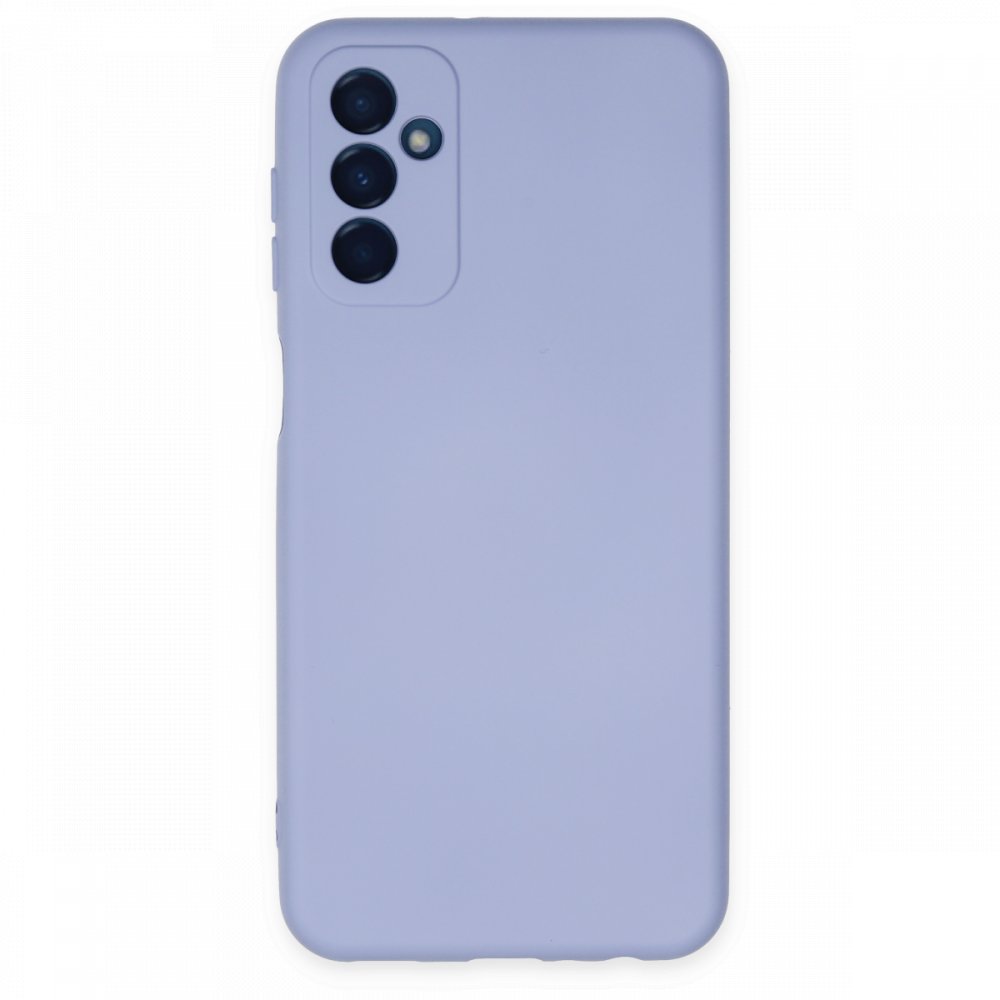  Samsung Galaxy M23 Kılıf Nano içi Kadife Silikon - Lila