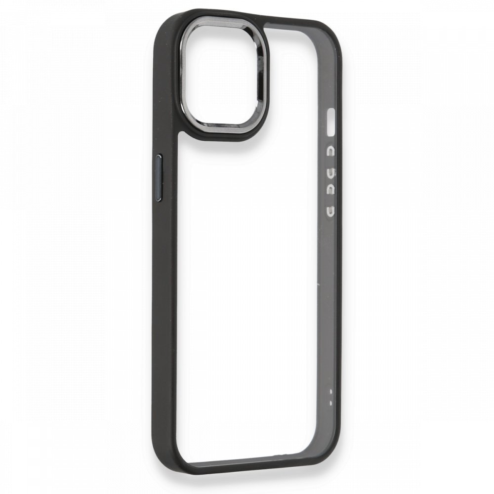  iPhone 14 Plus Kılıf Dora Kapak - Siyah