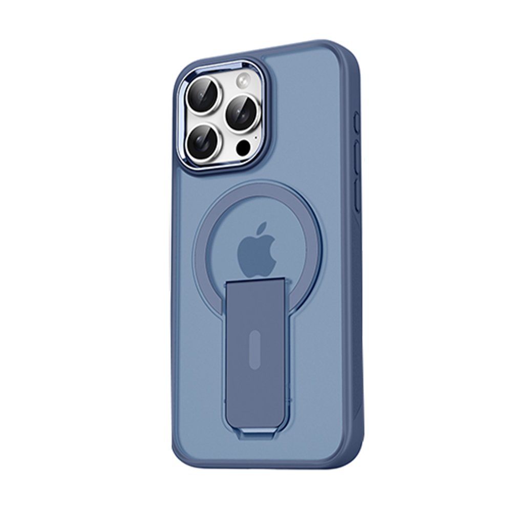  iPhone 15 Pro Max Tork Magsafe Standlı Kapak - Lacivert