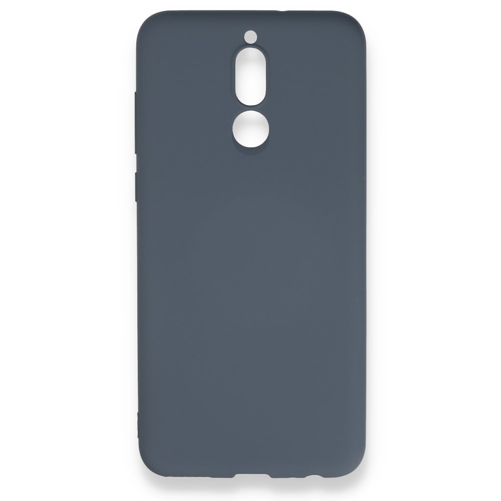 Huawei Mate 10 Lite Kılıf Nano içi Kadife Silikon - Gri  Huawei Mate 10 Lite Kılıf Nano içi Kadife Silikon - Gri