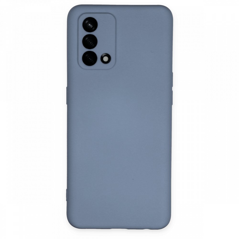 Oppo A74 4G Kılıf Nano içi Kadife Silikon - Gri  Oppo A74 4G Kılıf Nano içi Kadife Silikon - Gri