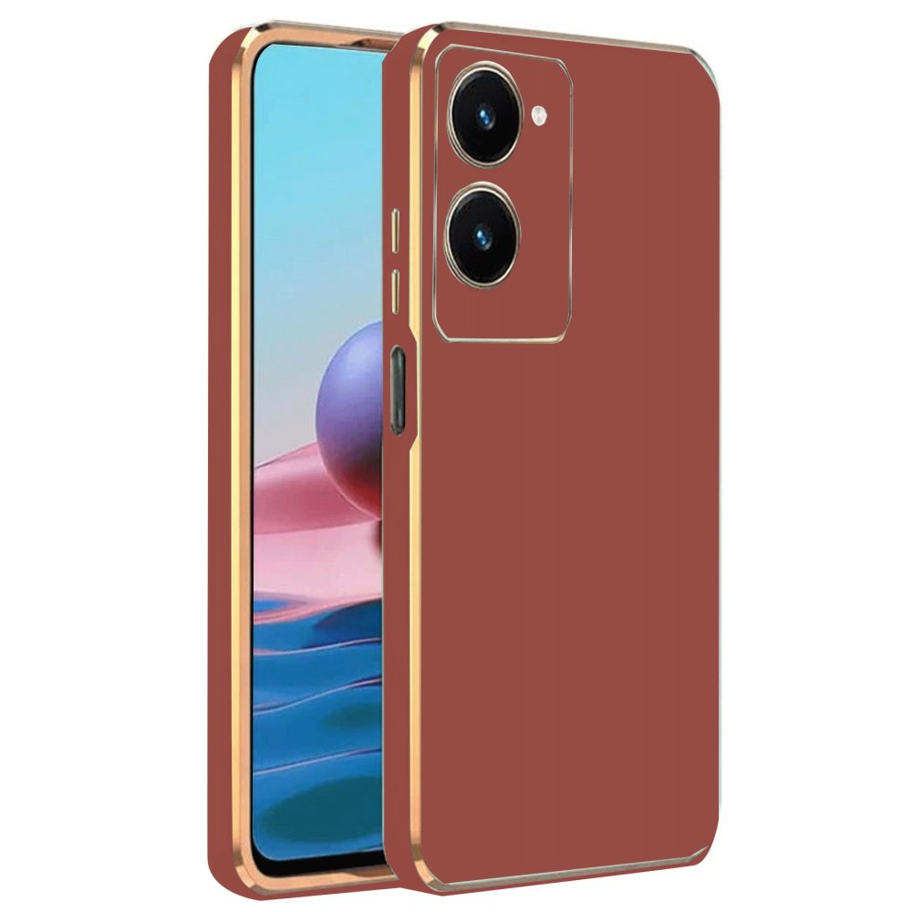 Vivo Y18 Kılıf Volet Silikon - Kırmızı Vivo Y18 Kılıf Volet Silikon - Kırmızı