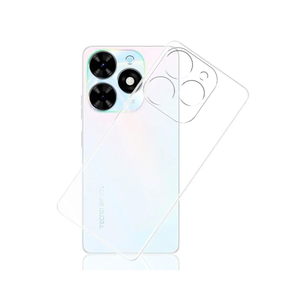Tecno Spark 20C Kılıf Lüx Şeffaf Silikon Tecno Spark 20C Kılıf Lüx Şeffaf Silikon