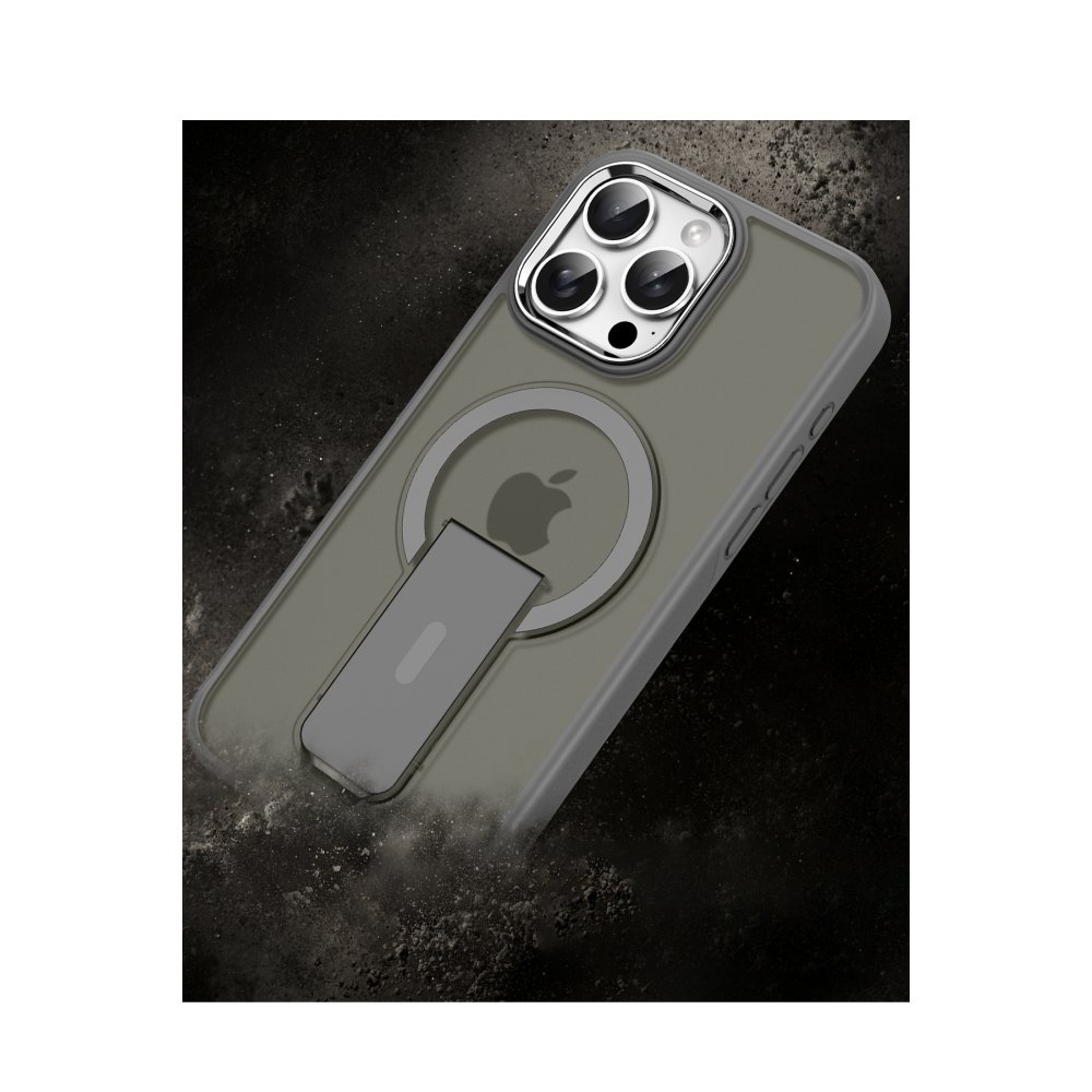 iPhone 16 Pro Max Tork Magsafe Standlı Kapak - Siyah iPhone 16 Pro Max Tork Magsafe Standlı Kapak - Siyah