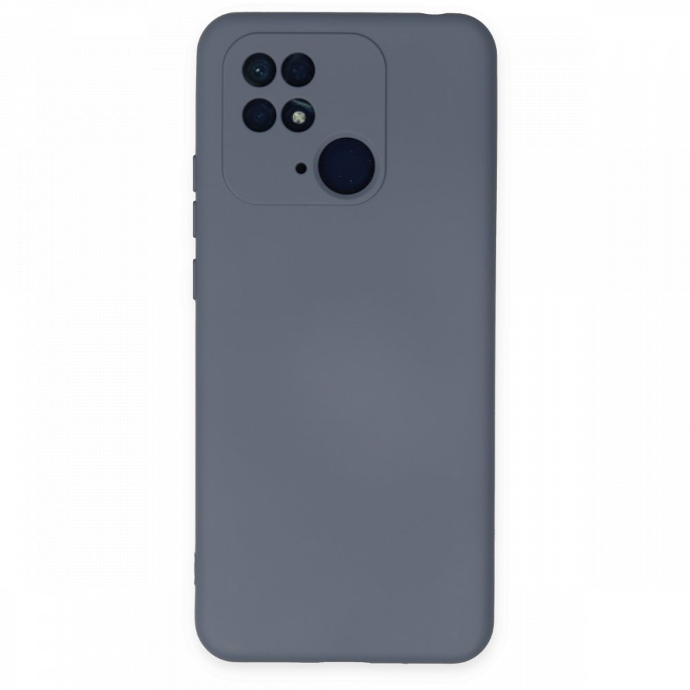 Xiaomi Poco C40 Kılıf Nano içi Kadife Silikon - Gri Xiaomi Poco C40 Kılıf Nano içi Kadife Silikon - Gri