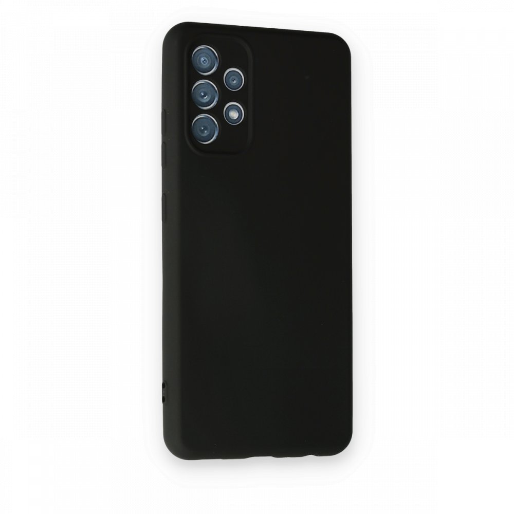  Samsung Galaxy A13 4G Kılıf Nano içi Kadife Silikon - Siyah